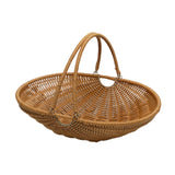 Maxbell PP Material Picnic Storage Basket for Vegetable Fruit Sturdy Multifunctional Size S
