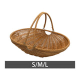 Maxbell PP Material Picnic Storage Basket for Vegetable Fruit Sturdy Multifunctional Size S
