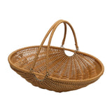 Maxbell PP Material Picnic Storage Basket for Vegetable Fruit Sturdy Multifunctional Size L
