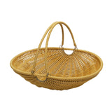 Maxbell PP Material Outdoor Picnic Storage Basket Lightweight with Adjustable Handle Size S