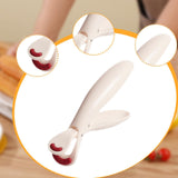 Maxbell Bowl Clamp Holder Anti Scald Ergonomic Anti Scalding Clip for Oven white