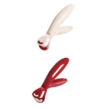 Maxbell Bowl Clamp Holder Anti Scald Ergonomic Anti Scalding Clip for Oven white