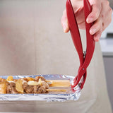 Maxbell Bowl Clamp Holder Anti Scald Ergonomic Anti Scalding Clip for Oven red