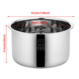 Maxbell Electric Cooker Inner Cooking Pot Inner Pot for Household Kitchen Restaurant