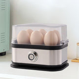 Maxbell Egg Cooker EU Plugs Adapter Fast Heated Portable Compact Steaming Egg Boiler