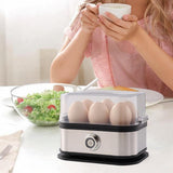 Maxbell Electric Egg Cooker UK Plugs Mini Egg Boiler Machine for Cooking Office Home