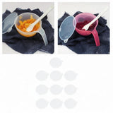 Maxbell 10x Lids for Mixing Bowl Professional Sturdy Lightweight Circular for Bowls