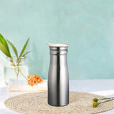 Maxbell Stainless Steel Water Pitcher Wide Mount Water Bottle for Home White Lid