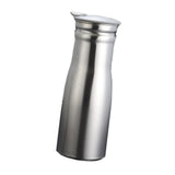 Maxbell Stainless Steel Water Pitcher Wide Mount Water Bottle for Home Gray Lid