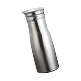 Maxbell Stainless Steel Water Pitcher Wide Mount Water Bottle for Home Gray Lid