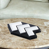 Maxbell Divided Serving Platter Condiment Appetizer Plate for Home Party Living Room A