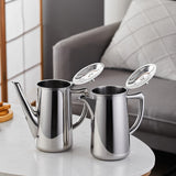 Maxbell Stainless Steel Water Pitcher Pitcher with Lid for Picnic Restaurant Camping Long Spout