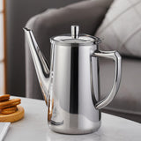 Maxbell Stainless Steel Water Pitcher Pitcher with Lid for Picnic Restaurant Camping Long Spout