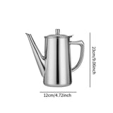 Maxbell Stainless Steel Water Pitcher Pitcher with Lid for Picnic Restaurant Camping Long Spout