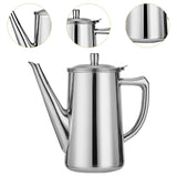Maxbell Stainless Steel Water Pitcher Pitcher with Lid for Picnic Restaurant Camping Long Spout