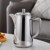 Maxbell Stainless Steel Water Pitcher Pitcher with Lid for Picnic Restaurant Camping Short Spout