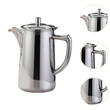 Maxbell Stainless Steel Water Pitcher Pitcher with Lid for Picnic Restaurant Camping Short Spout
