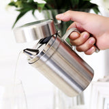 Maxbell Stainless Steel Oil Pot Portable Oil Dispenser for Household Camping Kitchen
