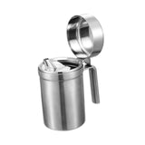 Maxbell Stainless Steel Oil Pot Portable Oil Dispenser for Household Camping Kitchen