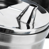 Maxbell Stainless Steel Oil Pot Portable Oil Dispenser for Household Camping Kitchen