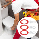 Maxbell Flush Valve Seal Easy to Install Silicone Efficient Toilet Water Tank Gasket