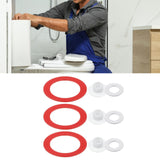 Maxbell Flush Valve Seal Easy to Install Silicone Efficient Toilet Water Tank Gasket