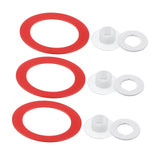 Maxbell Flush Valve Seal Easy to Install Silicone Efficient Toilet Water Tank Gasket
