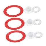 Maxbell Flush Valve Seal Easy to Install Silicone Efficient Toilet Water Tank Gasket