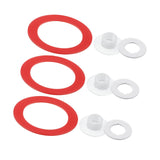 Maxbell Flush Valve Seal Easy to Install Silicone Efficient Toilet Water Tank Gasket