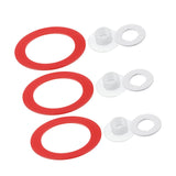 Maxbell Flush Valve Seal Easy to Install Silicone Efficient Toilet Water Tank Gasket