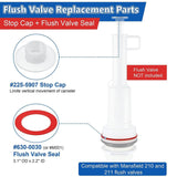 Maxbell Flush Valve Seal Easy to Install Silicone Efficient Toilet Water Tank Gasket