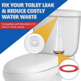 Maxbell Flush Valve Seal Easy to Install Silicone Efficient Toilet Water Tank Gasket