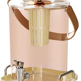 Maxbell Beverage Dispenser Household Cold Brew Pot for Fruit Tea Iced Juice Lemonade Rose Gold