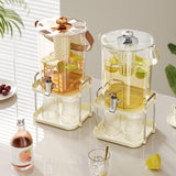 Maxbell Beverage Dispenser Household Cold Brew Pot for Fruit Tea Iced Juice Lemonade Rose Gold