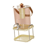 Maxbell Beverage Dispenser Household Cold Brew Pot for Fruit Tea Iced Juice Lemonade Rose Gold