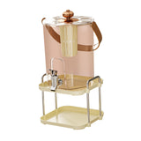 Maxbell Beverage Dispenser Household Cold Brew Pot for Fruit Tea Iced Juice Lemonade Rose Gold