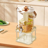 Maxbell Beverage Dispenser Household Cold Brew Pot for Fruit Tea Iced Juice Lemonade Rose Gold