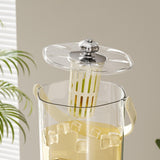 Maxbell Beverage Dispenser Household Cold Brew Pot for Fruit Tea Iced Juice Lemonade White