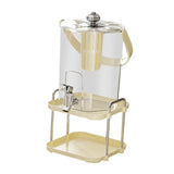 Maxbell Beverage Dispenser Household Cold Brew Pot for Fruit Tea Iced Juice Lemonade White