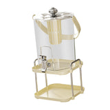 Maxbell Beverage Dispenser Household Cold Brew Pot for Fruit Tea Iced Juice Lemonade White