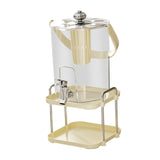 Maxbell Beverage Dispenser Household Cold Brew Pot for Fruit Tea Iced Juice Lemonade White