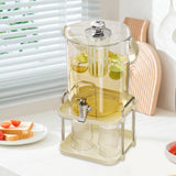 Maxbell Beverage Dispenser Household Cold Brew Pot for Fruit Tea Iced Juice Lemonade White