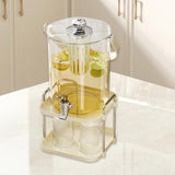 Maxbell Beverage Dispenser Household Cold Brew Pot for Fruit Tea Iced Juice Lemonade White