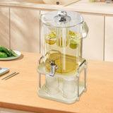 Maxbell Beverage Dispenser Household Cold Brew Pot for Fruit Tea Iced Juice Lemonade White