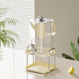 Maxbell Beverage Dispenser Household Cold Brew Pot for Fruit Tea Iced Juice Lemonade White