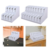 Maxbell Belt Organizer 2 Tiered Sleek Multi Compartments for Shop Dressing Room Dorm 8 Grids