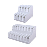 Maxbell Belt Organizer 2 Tiered Sleek Multi Compartments for Shop Dressing Room Dorm 8 Grids