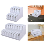 Maxbell Belt Organizer 2 Tiered Sleek Multi Compartments for Shop Dressing Room Dorm 8 Grids