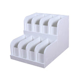 Maxbell Belt Organizer 2 Tiered Sleek Multi Compartments for Shop Dressing Room Dorm 8 Grids