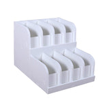 Maxbell Belt Organizer 2 Tiered Sleek Multi Compartments for Shop Dressing Room Dorm 8 Grids
